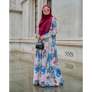 Dress Pleated Paddington - Flore Cobalt