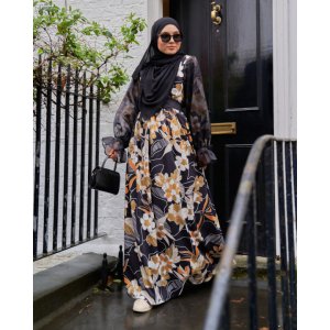 Dress Printed Piccadilly - Rozanne Black