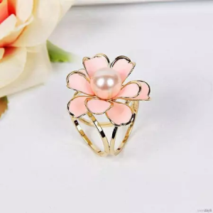 Tuding Ring Brooch Pink